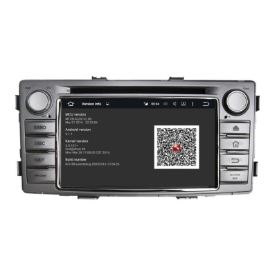 Штатная автомагнитола Android 10 Carmedia KD-6230-P30 для Toyota Hilux, Fortuner 2011-2015