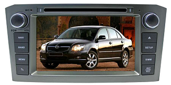 Штатная магнитола для Toyota Avensis 2004-2009 серебро LeTrun 3242 MT Android 9 4+64