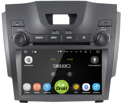 Штатная магнитола Roximo CarDroid RD-1306D для Chevrolet Trailblazer, S10 (Android 9.0) DSP