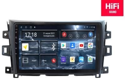Автомагнитола штатная Redpower 75028 на Android 10 для для Nissan Navara 3-поколение (06.2014-н.в.) заменяется часть штатной рамки