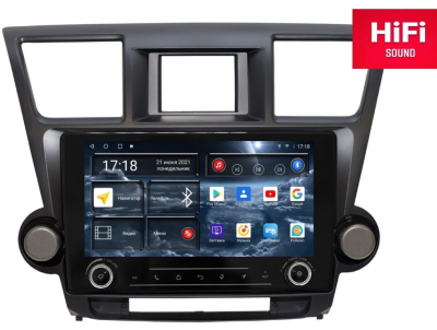 Автомагнитола штатная Redpower K75035 на Android 10 для для Toyota Highlander 2-поколение XU40 (08.2010-12.2013)