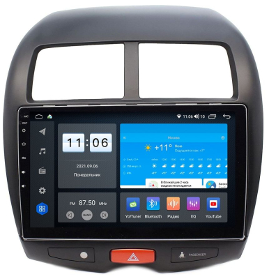 Штатная магнитола VOMI ZX330R10-7862-LTE для Mitsubishi ASX 2010-2019 на Android 10