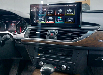 Монитор 12,3" Audi A6 (С7), A7 (4G) 2012-2018 (взамен штатного 6,5 монитора) на Android 13 - Radiola RDL-8506