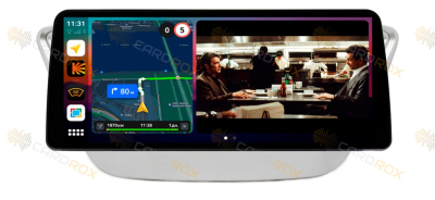 Штатная магнитола Hyundai Solaris 2017-2020, серебро на Android 10, DSP, 4G, IPS, Carplay - Cardrox CD-4074-12 (12 дюймов)