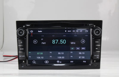 Штатное головное устройство Opel Astra H, Vectra С, Corsa D, Antara, Vivaro, Meriva, Zafira (черный лак) на Android 10 Carmedia MKD-7408-P6-8-b