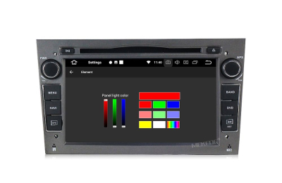 Штатная автомагнитола Opel Astra H, Vectra C, Corsa D, Antara, Vivaro, Meriva, Zafira (темно серый) Carmedia MKD-7408-P30-g Android 10 DSP