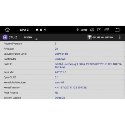 Штатная магнитола для Toyota Avensis 2004-2009 серебро LeTrun 3242 MT Android 9 4+64
