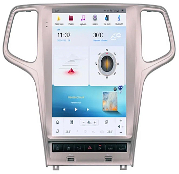 Магнитола Tesla для JEEP Grand Cherokee 2013+ шампань на Android 11 - Carmedia ZF-1823G-Q6