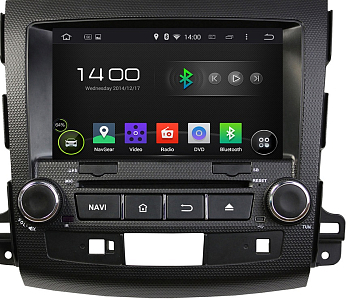 Штатное головное устройство Android 7.1 Newsmy KD-8063-P3-7 для Mitsubishi Outlander, XL, Peugeot 4007, Citroen C-Crosser