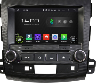 Штатное головное устройство Android 7.1 Newsmy KD-8063-P3-7 для Mitsubishi Outlander, XL, Peugeot 4007, Citroen C-Crosser