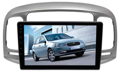 Магнитола Hyundai Verna 2006-09, Accent (MC) 2006-12 LeTrun 3395-4217 9 дюймов VT Android 10.x MTK-L 2+16 Gb ASP