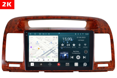 Автомагнитола штатная с 2K экраном Redpower 75164W на Android 10 для Toyota Camry XV30 (2001-2006)