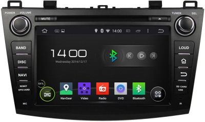 Штатная автомагнитола Android 9.0 Carmedia KD-8003-P5 для Mazda 3 2009-2013 (BL), Axela 2009-2013