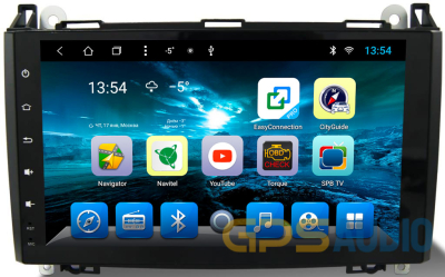 Штатное головное устройство Mercedes-Benz: A класс, B класс, Viano, Vito, Sprinter, Volkswagen: Crafter и LT на Android 9.0 CARMEDIA KR-9030-T8