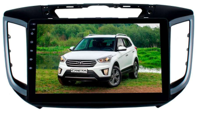 Штатная магнитола для Hyundai Creta LeTrun 2671-3149 10 дюймов (крутилки) NS 2+16 Gb MTK-L Android 9.x DSP
