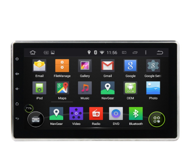 Универсальная магнитола 2DIN Android 7.1 Newsmy KD-1000-P3-7 10 дюймов