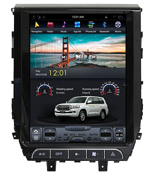 Магнитола Tesla для Toyota Land Cruiser 200 10.2015+ на Android 8.1 CARMEDIA ZF-1205