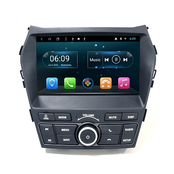 Штатное головное устройство для Hyundai Santa Fe 2012+ (DM), Grand Santa Fe 2014+ на Android 10 - Carmedia KR-9235-S10-6128