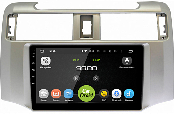 Штатная магнитола Roximo CarDroid RD-1102F для Toyota Runner, 2009-2022 (Android 10) DSP