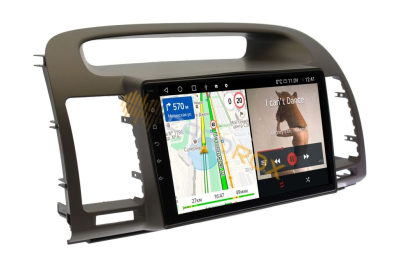 Штатная магнитола Toyota Camry V30 2001-2005 (серая) на Android 11 - Cardrox CD-4138M