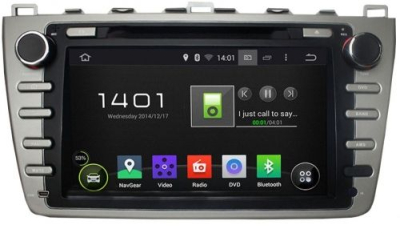 Штатное головное устройство для MAZDA 6 2007-2012 на Android 8.0 Carmedia KDO-8001 серый
