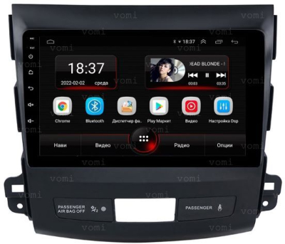 Штатная магнитола VOMI AK385R9-MTK-LTE-4-64 для Mitsubishi Outlander XL 2006-2012 на Android 10