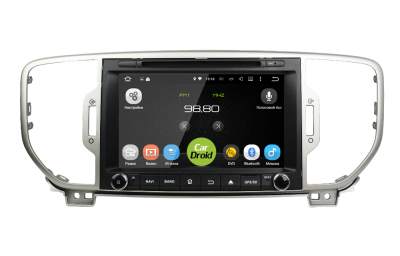 Штатная магнитола Roximo CarDroid RD-2309D для KIA Sportage 4 2016 (Android 8.0) DSP