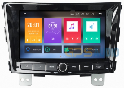 Штатное головное устройство для SSANGYONG Tivoli на Android 8.0 Carmedia KDO-8116