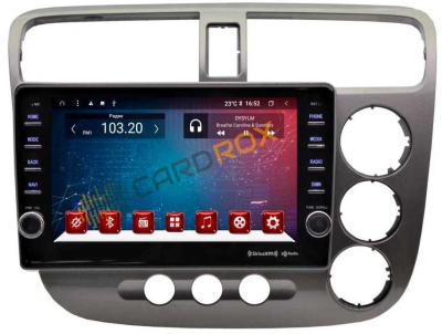 Штатная магнитола Honda Civic 2000 - 2006 на Android 10 CARDROX FD-4341-TS10-6-128
