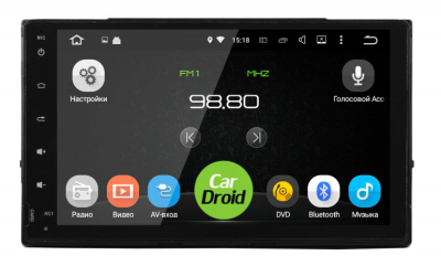 Штатная магнитола Roximo CarDroid RD-1119D для Toyota Hilux 2015+ (Android 9.0) DSP