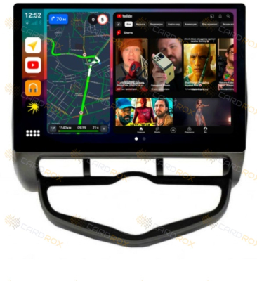 Штатная магнитола Honda Fit 01-07 с климат-контролем (правый руль) на Android 10, DSP, 4G, IPS, Carplay - Cardrox CD-4279-13 (11-13 дюймов)