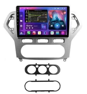 Штатная магнитола для Ford Mondeo 2006-2010 Серебро на Android 13, QLED/2K, 4G - FarCar S500 Plus (1231M серебро)