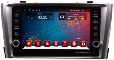 Магнитола для Toyota Avensis 2012-2015 (Серая) на Android 10 CARDROX FD-4549-TS10-4-64