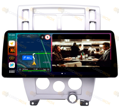 Штатная магнитола Hyundai Tucson 2004-2009 серебро на Android 10, DSP, 4G, IPS, Carplay - Cardrox CD-4509-12 (12 дюймов)