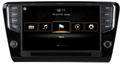 Штатное головное устройство Skoda Octavia A7 2013+ на Android 6.0 CARMEDIA MIB-3914