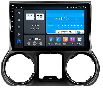 Штатная магнитола VOMI ZX367R10-7862-LTE для Jeep Wrangler 2011-2014 на Android 10