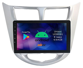 Штатная магнитола для Hyundai Solaris, 2010-2017 на Android 14 - Airoc RMN-2003