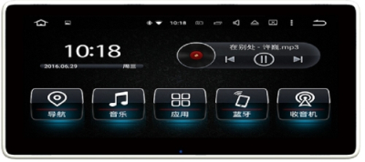 Штатное головное устройство Android 4.4 Carmedia HLA-8509GB для MERCEDES C-class 2014+