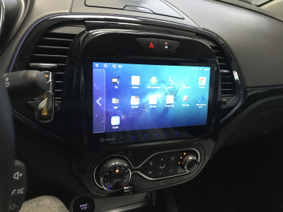 Автомагнитола штатная с 2K экраном RedPower 71259M Slim на Android 10 для Renault Kaptur 1-поколение (04.2016-н.в.) с климат-контролем