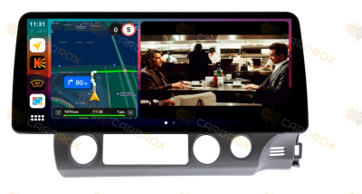 Штатная магнитола Honda Civic 4d (седан) 2006 - 2011 правый руль на Android 10, DSP, 4G, IPS, Carplay - Cardrox CD-4855-12 (12 дюймов)
