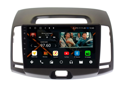 Штатная магнитола Hyundai Elantra HD 2006+ (Avante), черный на Android 11, DSP, 4G, IPS / QLED 2K, Carplay - Cardrox CD-4054
