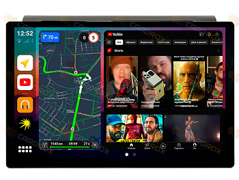 Штатная магнитола Toyota Land Cruiser J70/76 2010-2022 черный на Android 10, DSP, 4G, IPS, Carplay - Cardrox CD-4550-13 (11-13 дюймов)