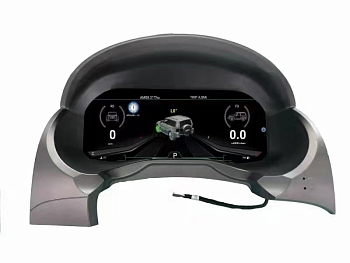 Цифровая приборная панель для Mitsubishi Pajero 4   - Carmedia NH-LCD-M1203