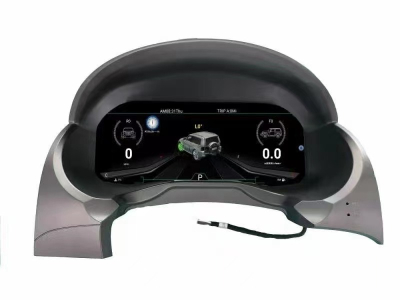 Цифровая приборная панель для Mitsubishi Pajero 4   - Carmedia NH-LCD-M1203