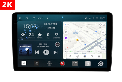 Автомагнитола штатная с 2K экраном Redpower 75356 на Android 10 для Mitsubishi Universal (2013-н.в.)
