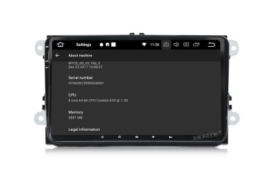 Штатное головное устройство Volkswagen, Skoda на Android 10 Carmedia MKD-9613-P5