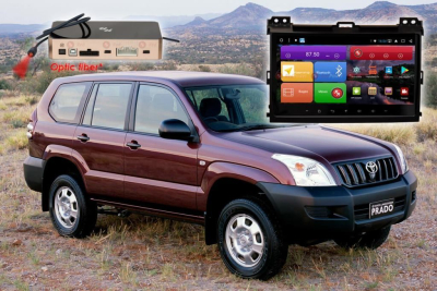 Автомагнитола штатная RedPower K 51182 IPS DSP на Android 8.0 для Toyota LC Prado 120, Lexus GX 470 2002-2009