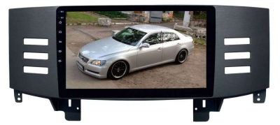 Штатная магнитола для Toyota Mark X 2004-2009 LeTrun 2756-3150 9 дюймов (крутилки) NS 2+16 Gb MTK-L Android 10.x DSP ++