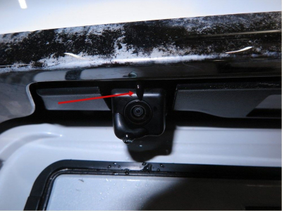 Установка омывателя штатной камеры заднего/переднего вида Установка омывателя штатной камеры заднего/переднего вида