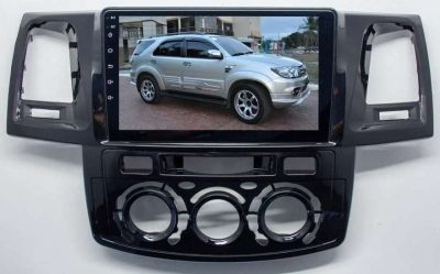 Штатная магнитола для Toyota Fortuner 2004-2015 года LeTrun 2754-3273 9 дюймов NS 2+16 Gb MTK-L Android 10.x DSP ++